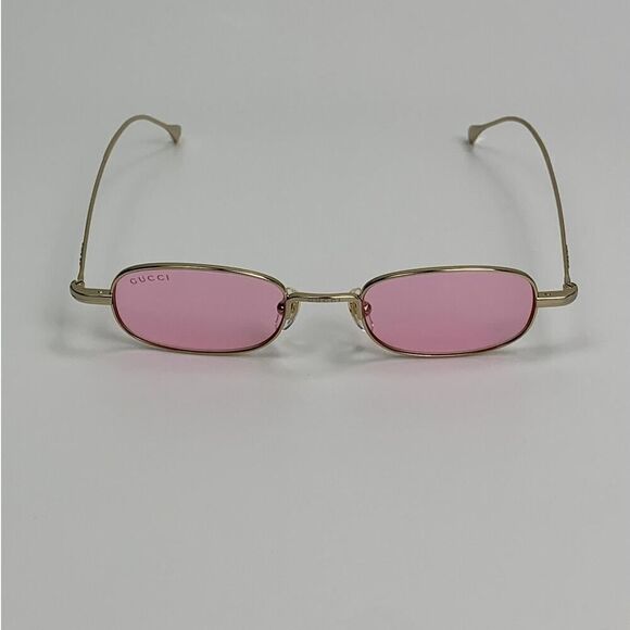 NEW Gucci Sunglasses GG1648S 005 Gold Pink Unisex Authentic - Picture 2 of 13